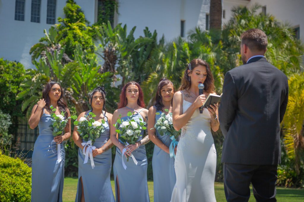 Santa Barbara wedding ceremony photography