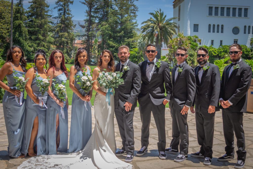 Santa Barbara Courthouse - Wedding group photography services